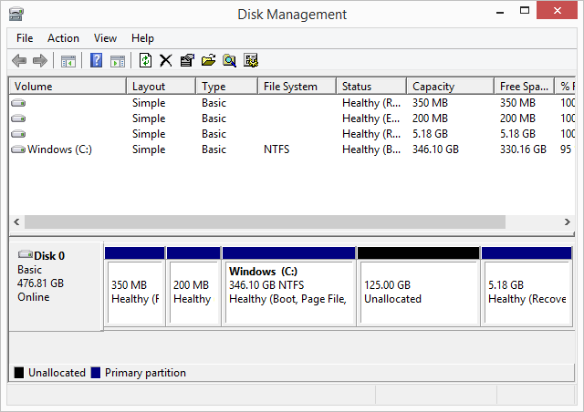 Disk Management Utility